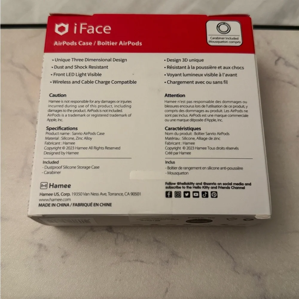 Brand New Hello Kitty iFace AirPods 1 & 2 Case